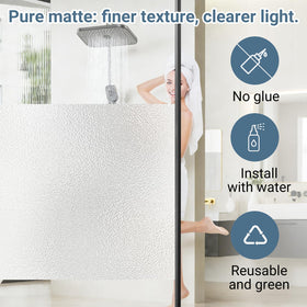 Lovepea privacy film sun-blocking close-up demonstrating UV reduction and furniture protection.