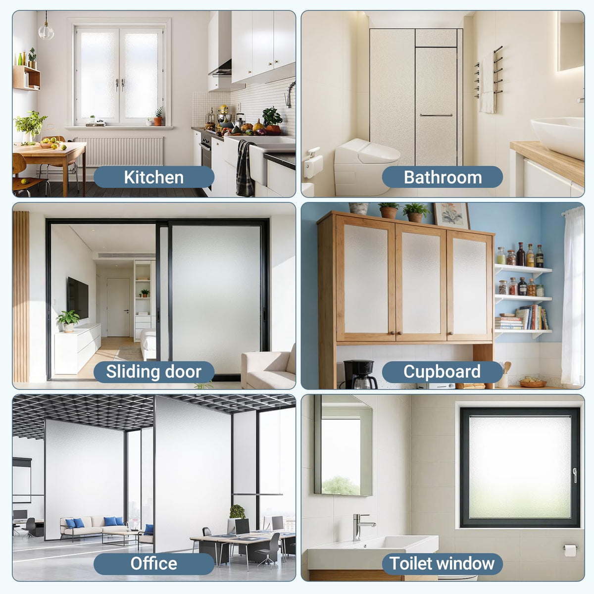 Lovepea two-way privacy window film brightens interiors while preserving privacy