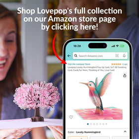Lovepop gift-ready packaging with blank notecard and premium envelope