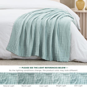 Love's cabin easy care blanket machine washable in cold water.
