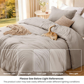 Love's cabin Burlwood fade-resistant, machine-washable bedding for easy care