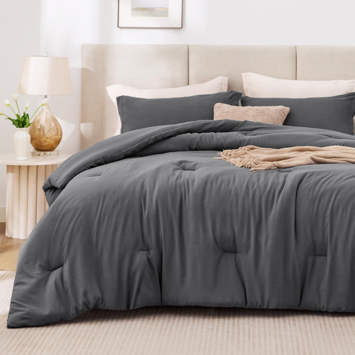 Love's cabin pillowcase 20x26 matches comforter for coordinated space