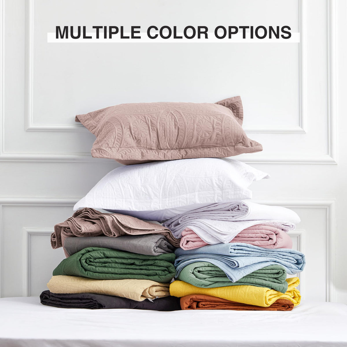 Love's cabin durable, easy-care quilt for family spaces.