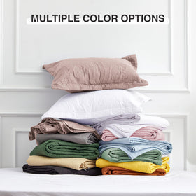 Love's cabin durable, easy-care quilt for family spaces.