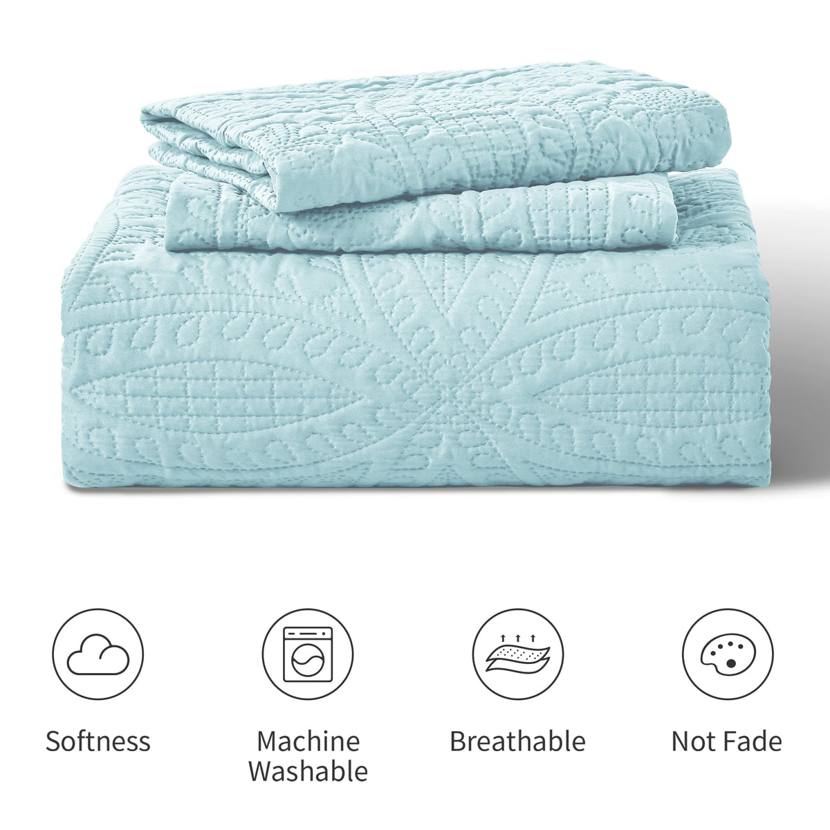 Love's cabin 3-piece set fits queen beds for stylish, practical bedroom styling.