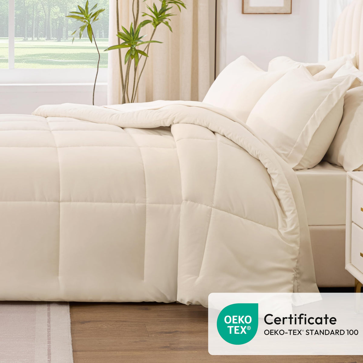 Love's cabin envelope pillowcases keep pillows secure and tidy overnight.