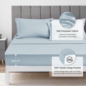 Love's cabin envelope closure pillowcases prevent pillows from slipping during sleep.