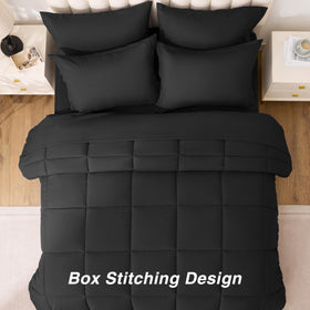 Love's cabin pillow shams use envelope closures to keep pillows secure.