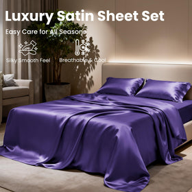 Love's cabin hair-and-skin friendly satin close-up suggests gentle nightly use.