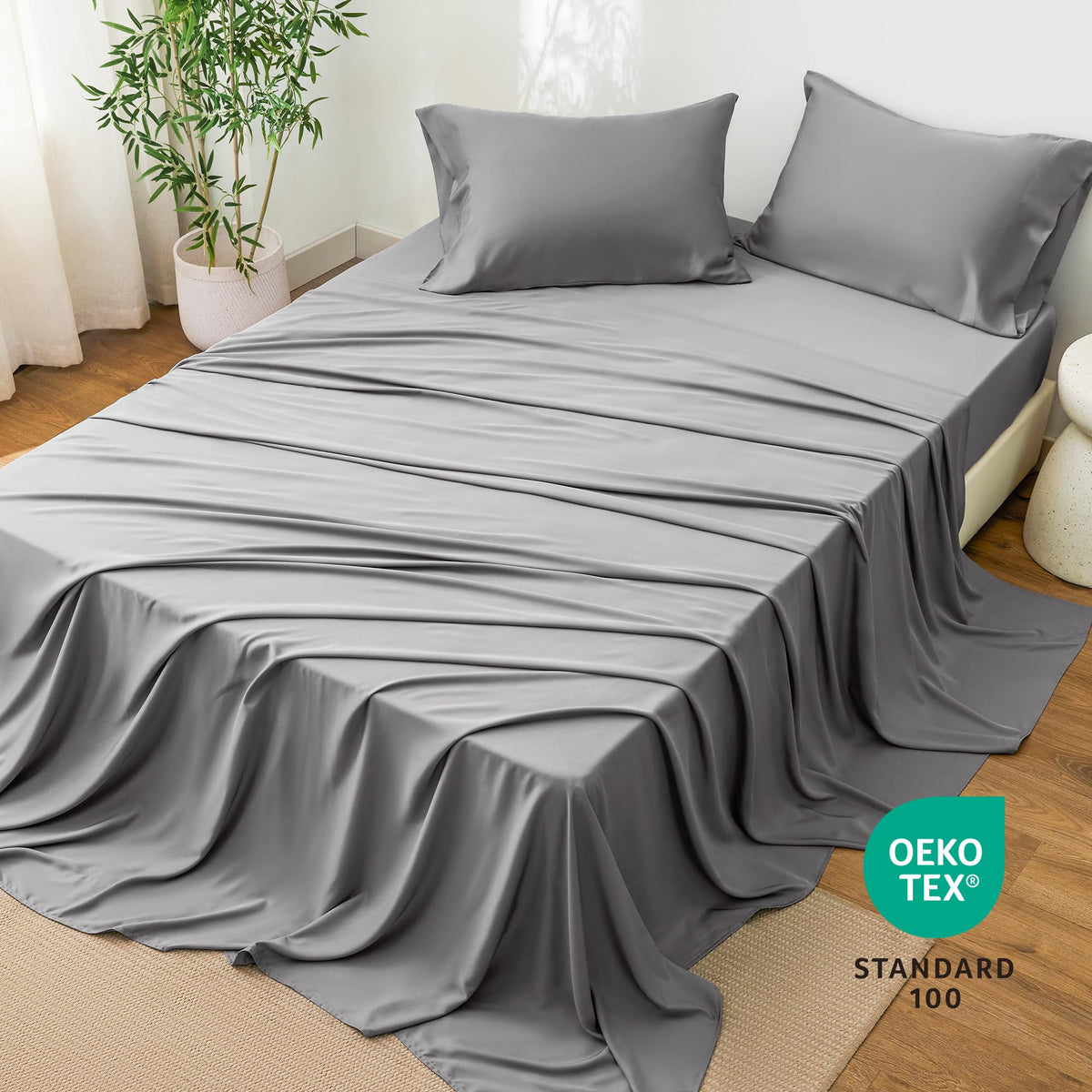 Love's cabin hotel luxury bedroom scene invites restful, refreshing sleep.