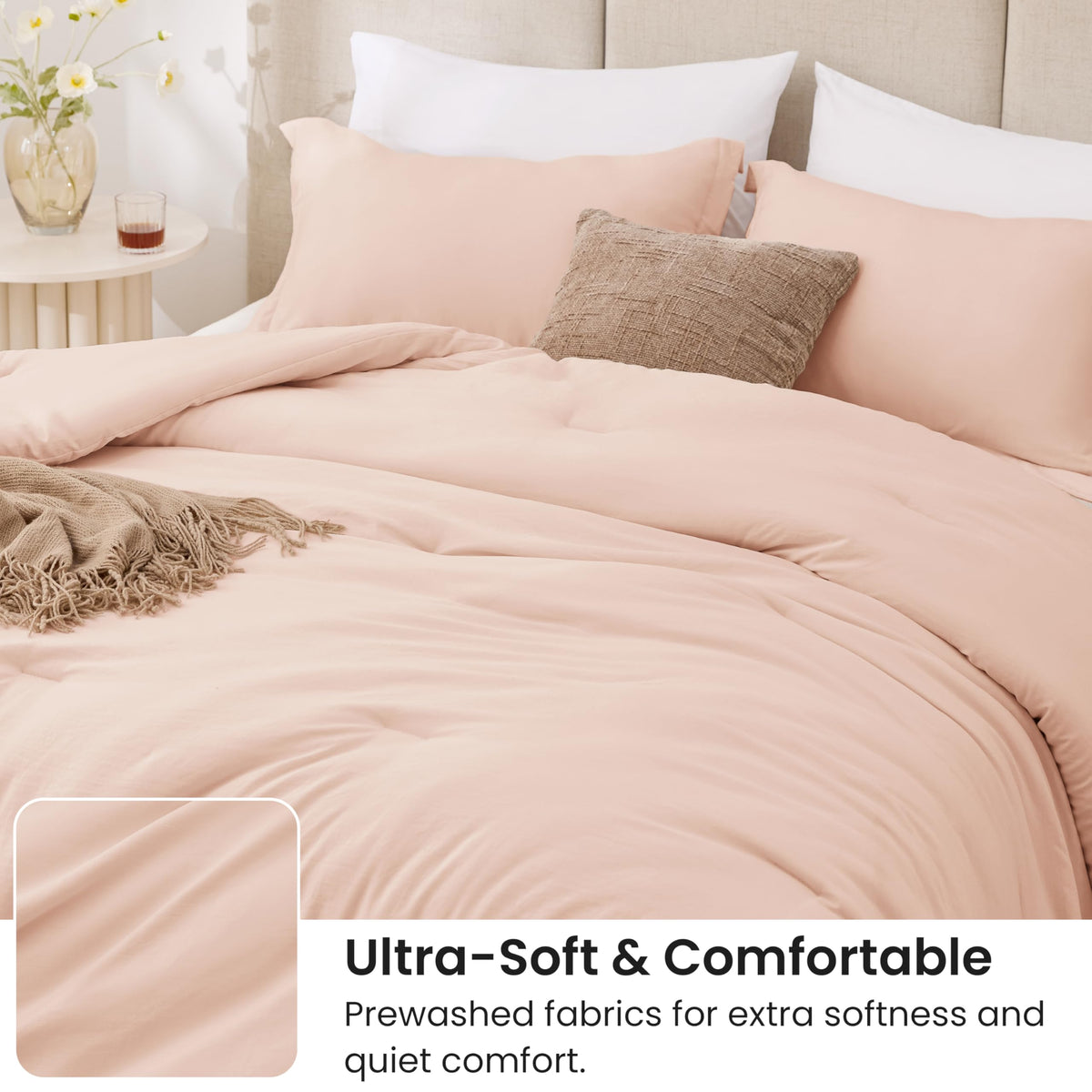 Love's cabin 240gsm down-alternative fill delivers lightweight warmth.