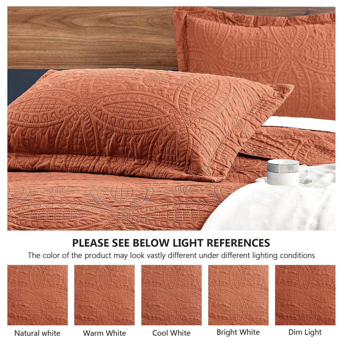 Love's cabin lightweight bedspread set suits summer and layering in winter.