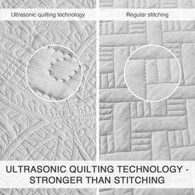 Love's cabin lightweight polyester quilt delivers breathable layering and easy care.