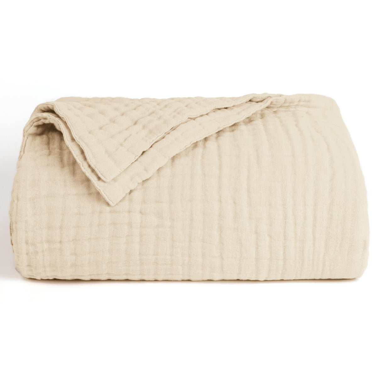 Love's cabin blanket easy care—machine washable and quick to soften.