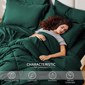 Love's cabin microfiber comforter feels ultra-soft and breathable for a restful night.