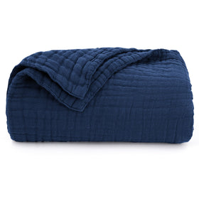 Love's cabin muslin blanket easy-care machine washable and durable