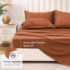 Love's cabin pillow shams maintain a tidy, tucked appearance all night.