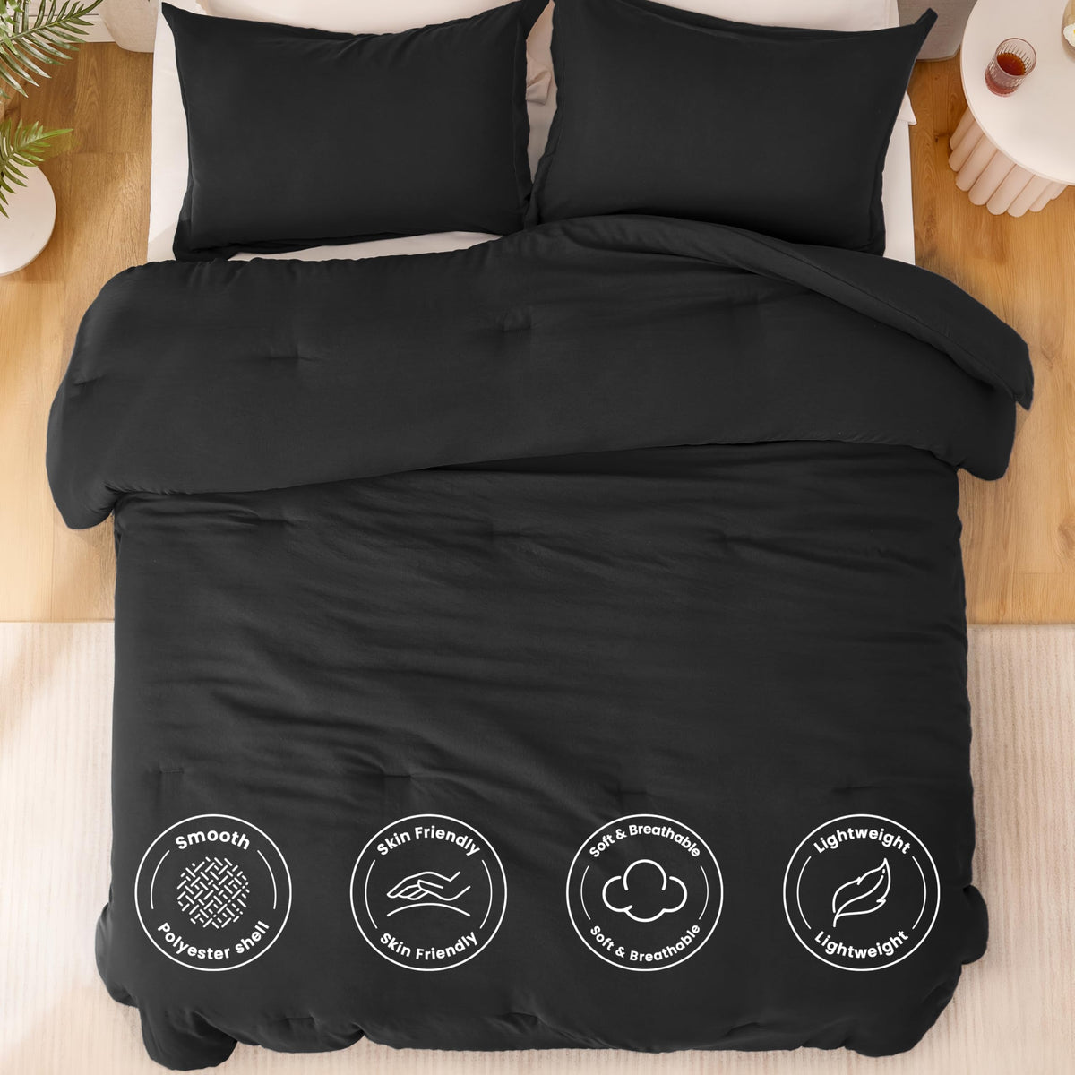 Love's cabin pillowcase edge-pressed envelope highlights durable, neat stitching.