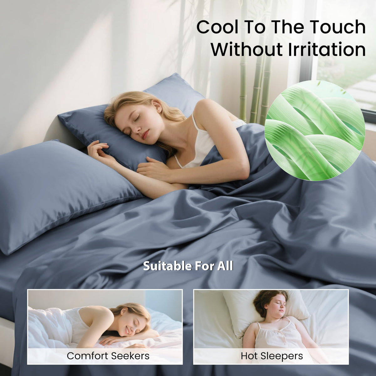 Love's cabin pillowcases with envelope closure reduce friction on hair