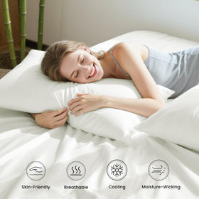 Love's cabin pillowcases envelope-closure protects hair and reduces friction.