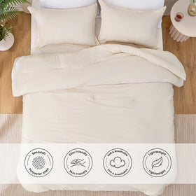 Loves cabin prewashed fabric closeup reveals wrinkle texture and breathable feel.