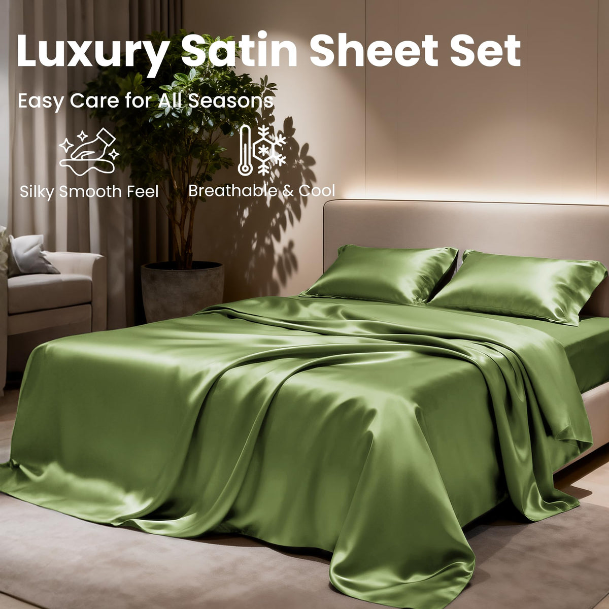Love's cabin satin care label recommends cold wash for lasting softness