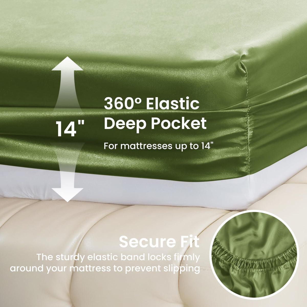 Love's cabin satin queen pillowcase reduces hair tangling and skin friction