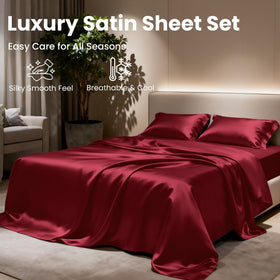 Love's Cabin satin care: machine wash cold, tumble dry low