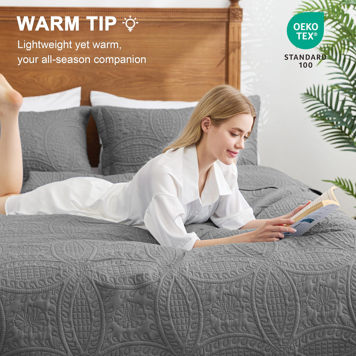 Love's cabin soft brushed polyester fabric adds lasting comfort and durability.