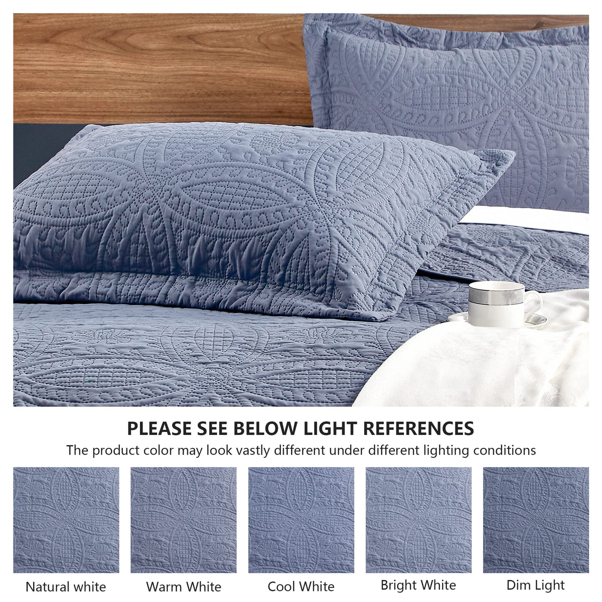 Soft brushed polyester quilt by Love's cabin feels durable and comfy.