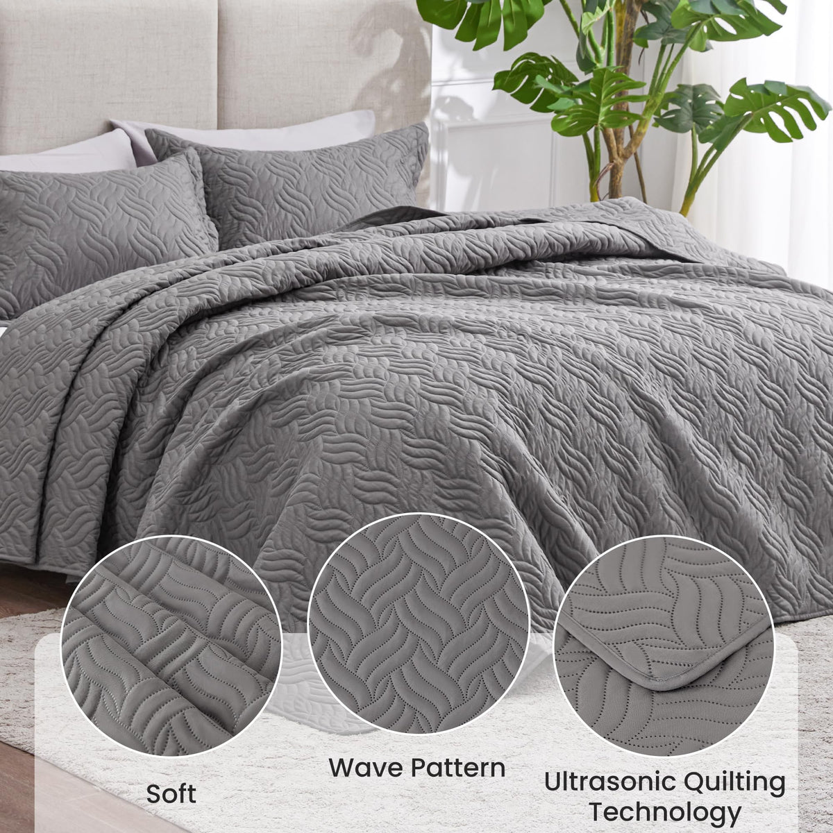 Love's cabin two shams enhance coordinated bedding ensemble.