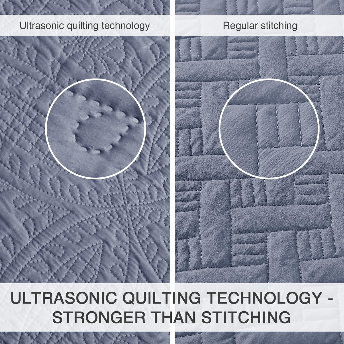 Love's cabin ultrasonically pressed fabric resists unraveling for lasting use.