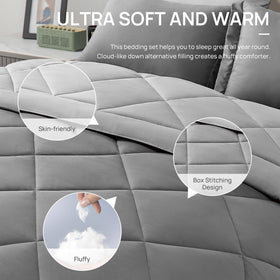 Love's Cabin fitted sheet with 14-inch deep pockets on a mattress