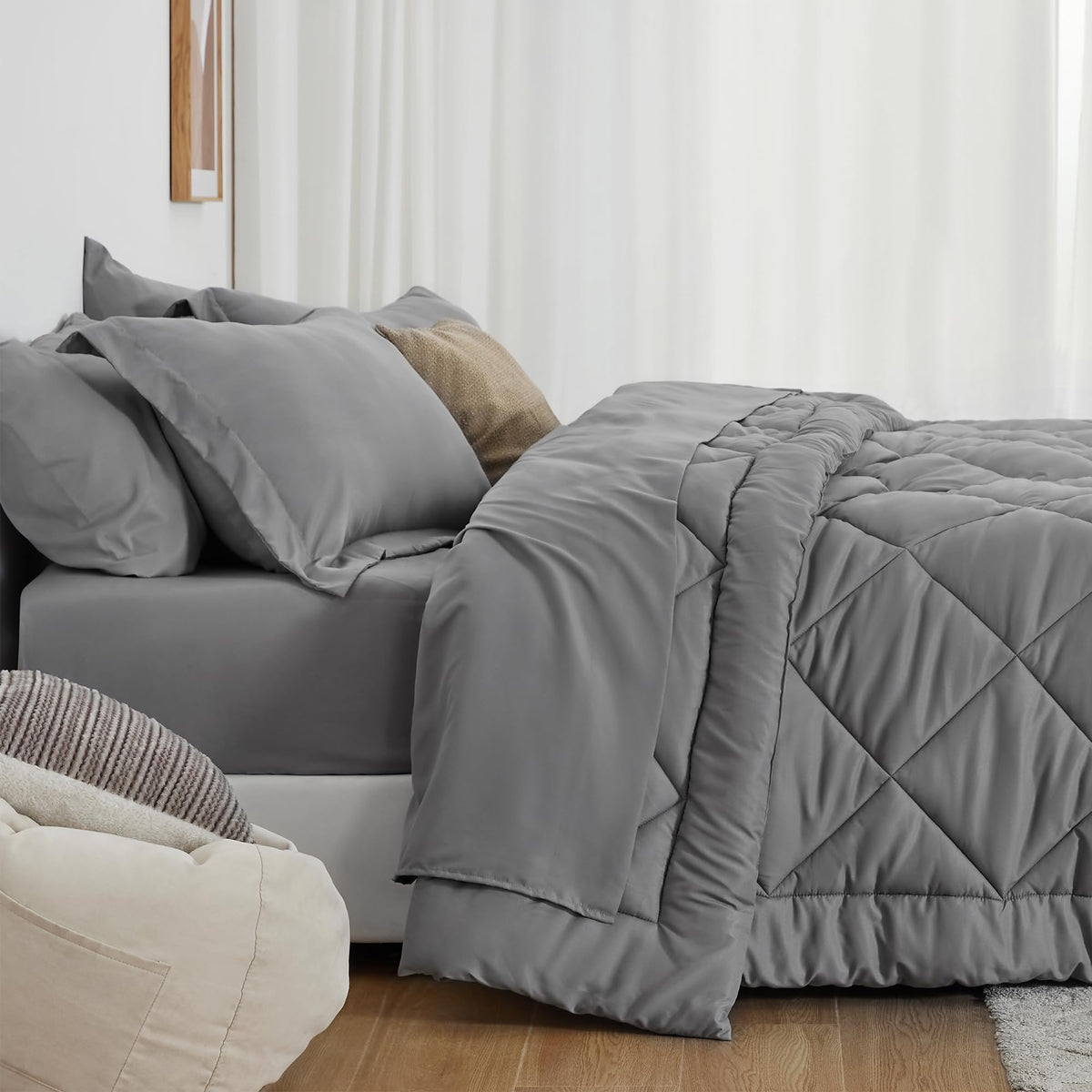 Love's Cabin packaged king-size set ready for use as bedding ensemble