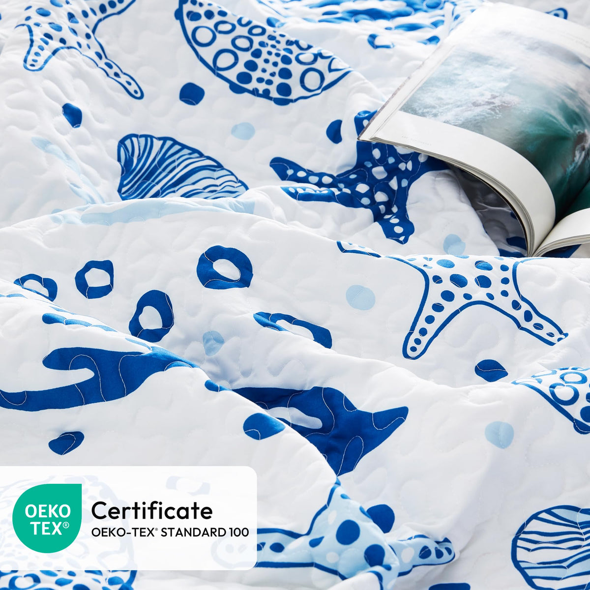 Love's cabin queen bedspread layering shows versatile seasonal use.