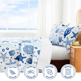 Love's cabin soft microfiber quilt delivers plush comfort and durable quality.