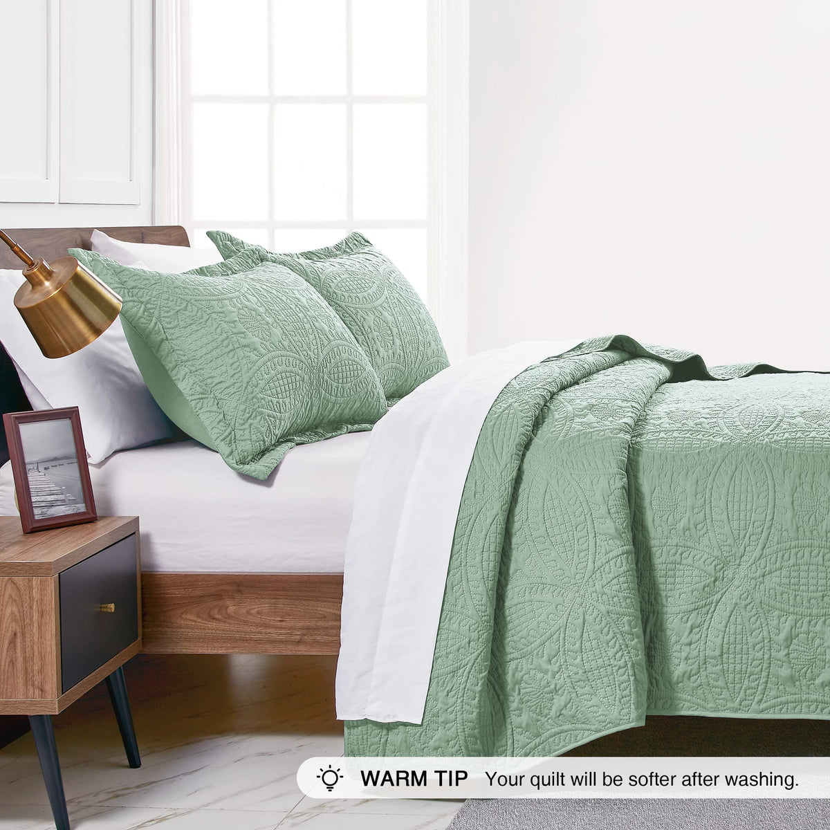 Love's cabin ultrasonic pressed finish resists unraveling