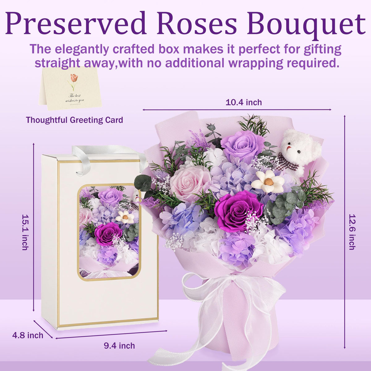 LOVEXIRAN long-lasting flowers in a box, up to three years