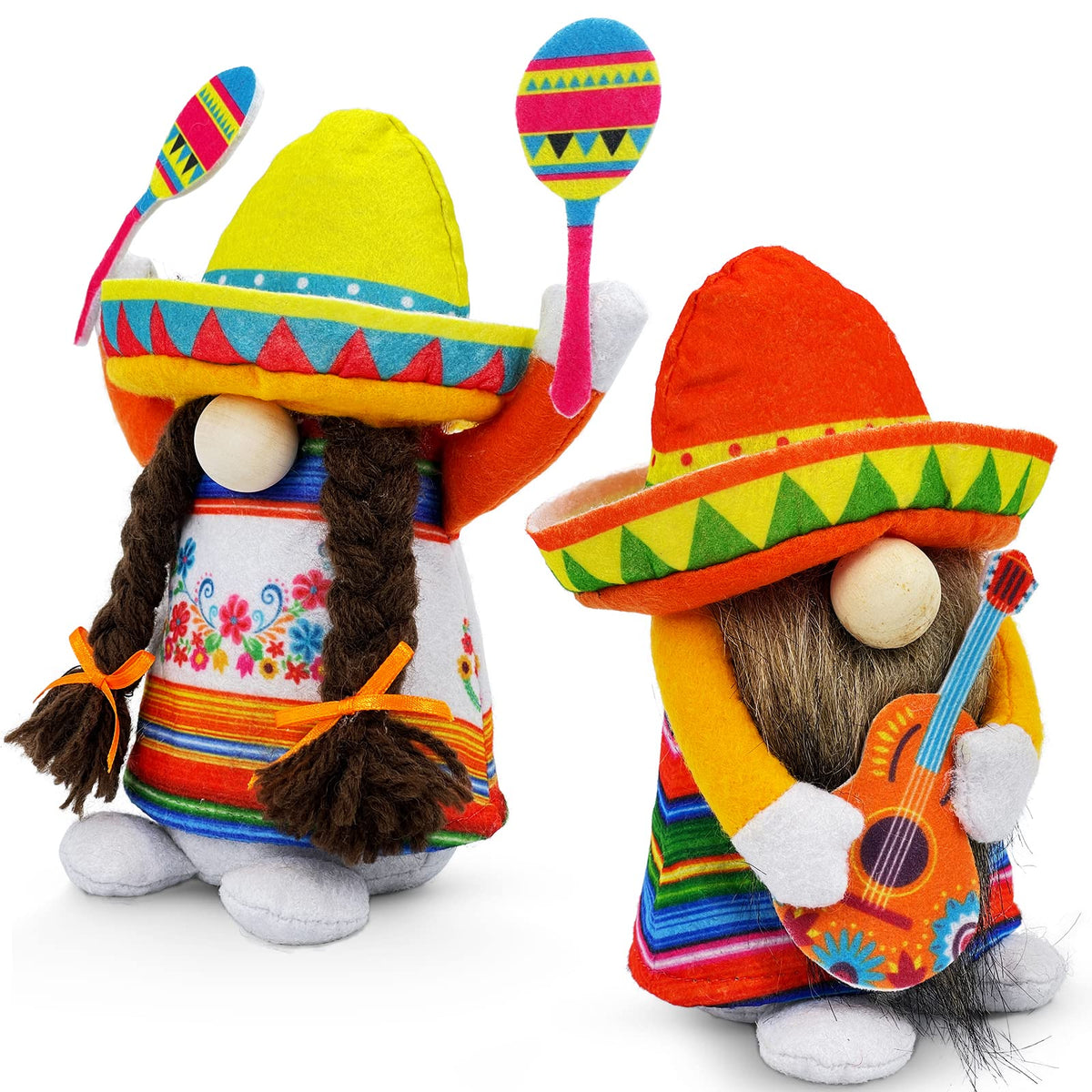 Lovinland Cinco de Mayo gnome boy with guitar adds festive home ambience