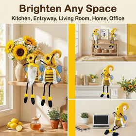 Lovinland sunflower bee decor gnome for festive parties and events