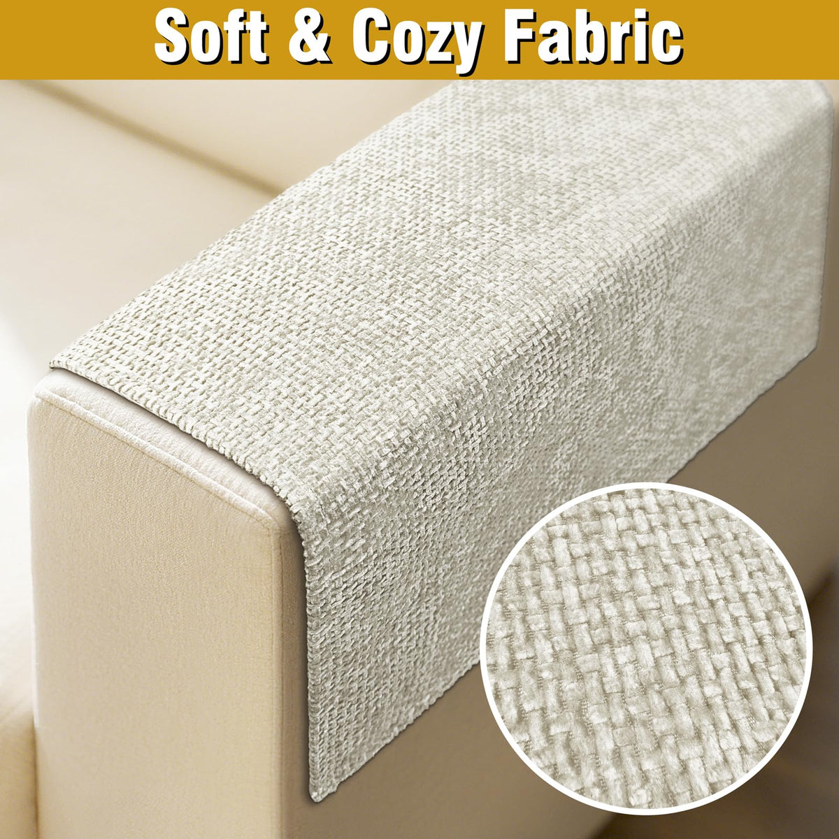 LovoGemy armchair cover multi-use fits fabric or leather furniture