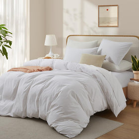 LOVQUE duvet cover zipper closure keeps bedding neatly in place.