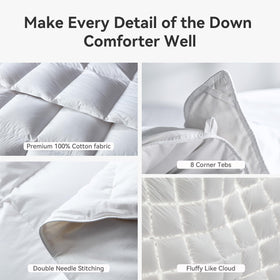 L LOVSOUL comforter arrives vacuum packaged to save space and protect cleanliness.