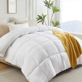 L LOVSOUL down-alternative oversized king comforter 120x98 inches for year-round comfort