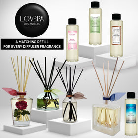 Handcrafted USA label on the diffuser packaging.