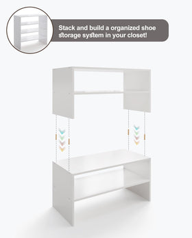 LOWOSA compact footprint fits closet, entryway, or office organization.