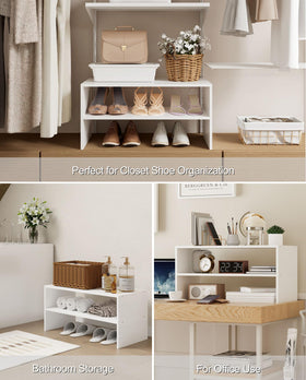 LOWOSA modern white finish detail showcases stylish storage that blends with decor.