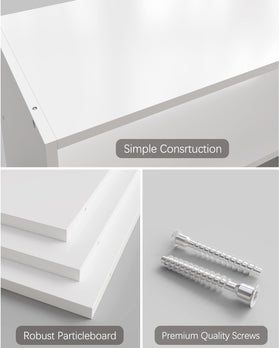 LOWOSA 2-tier rack for quick installation and clutter relief.