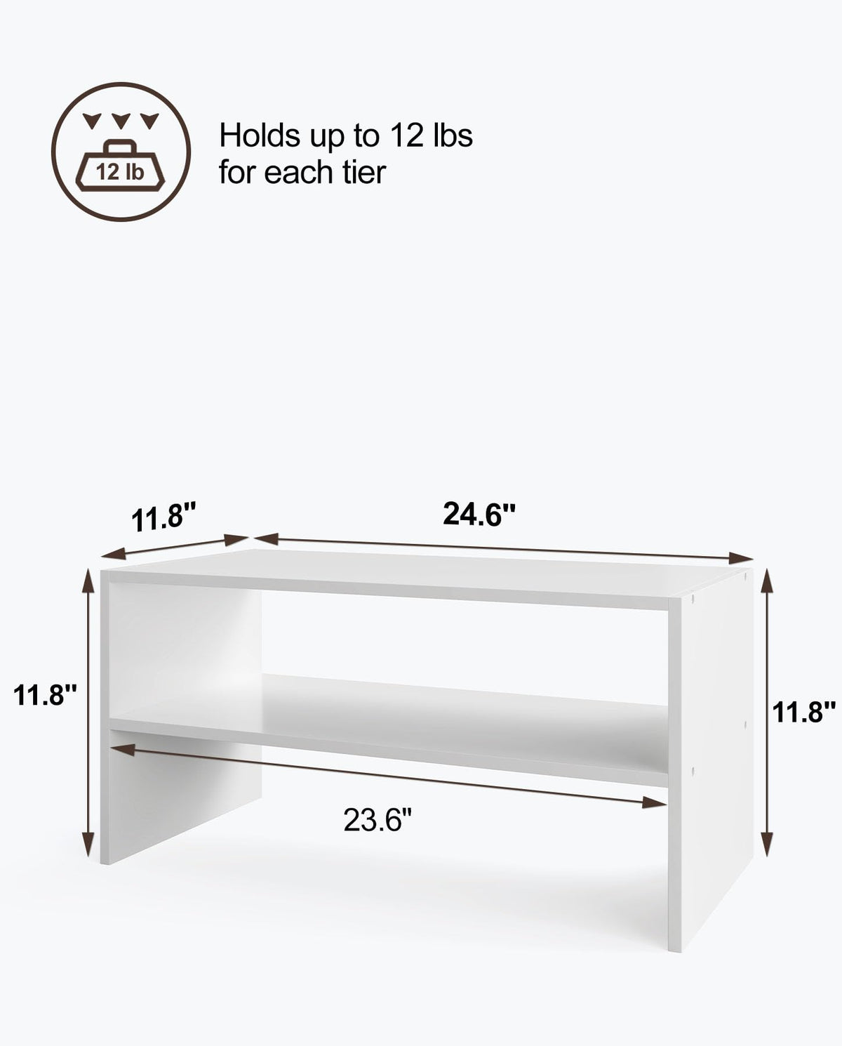 LOWOSA wooden shelves with screws highlight sturdy construction for durable daily use.