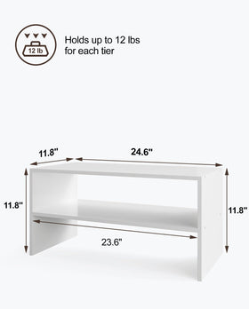LOWOSA wooden shelves with screws highlight sturdy construction for durable daily use.